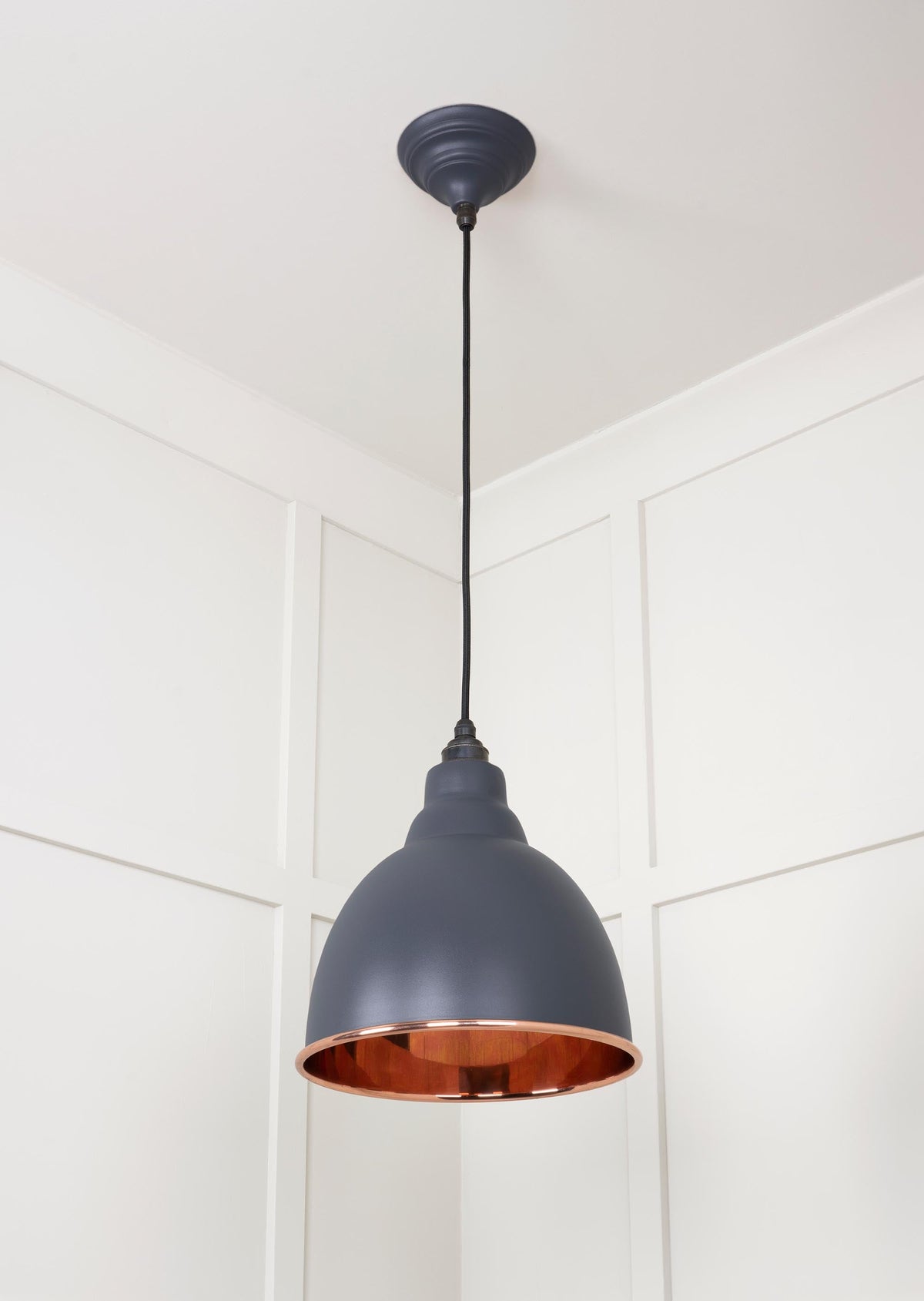 Smooth Copper Brindley Pendant by From The Anvil
