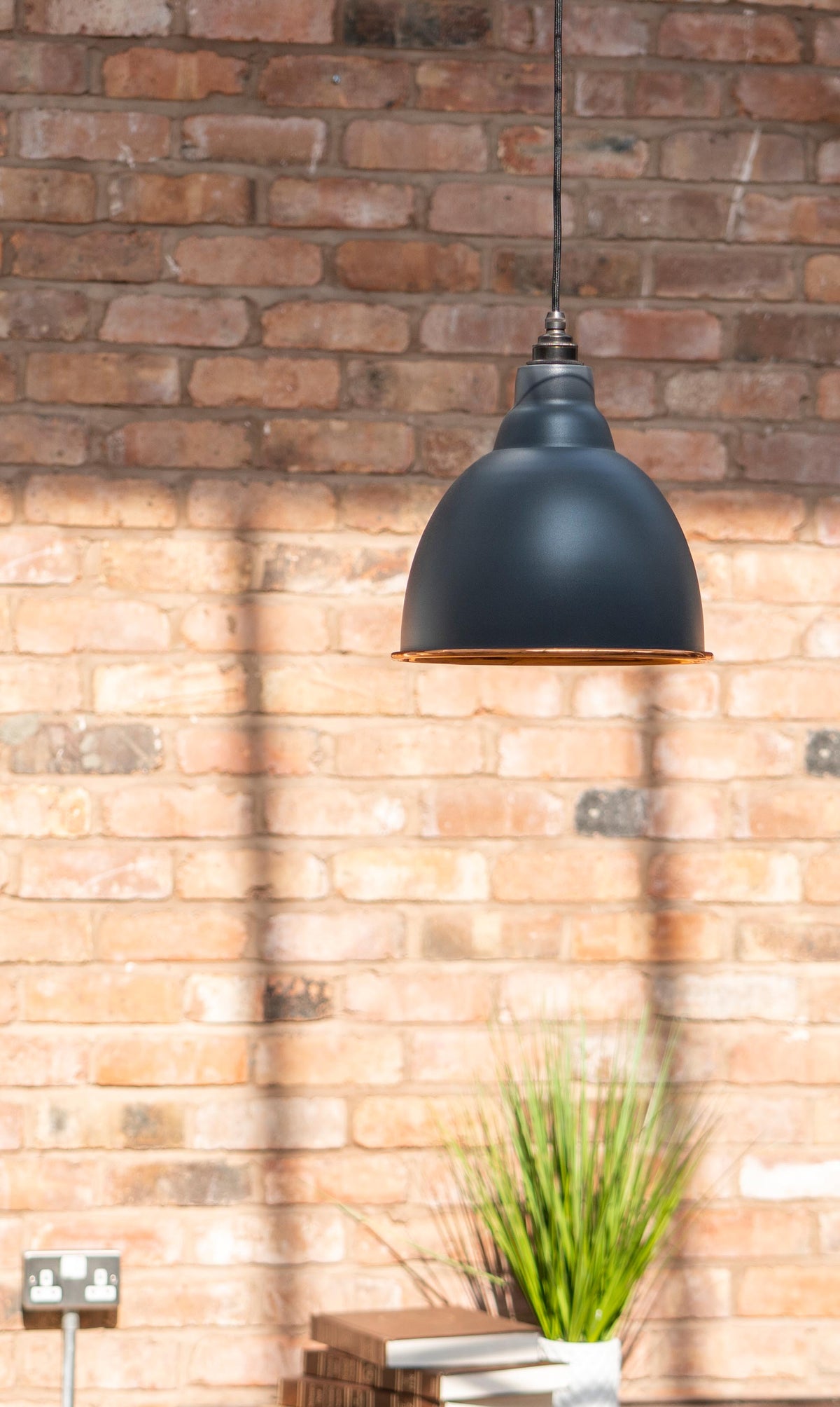 Smooth Copper Brindley Pendant by From The Anvil