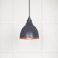 From The Anvil's Smooth Copper Smooth Copper Brindley Pendant