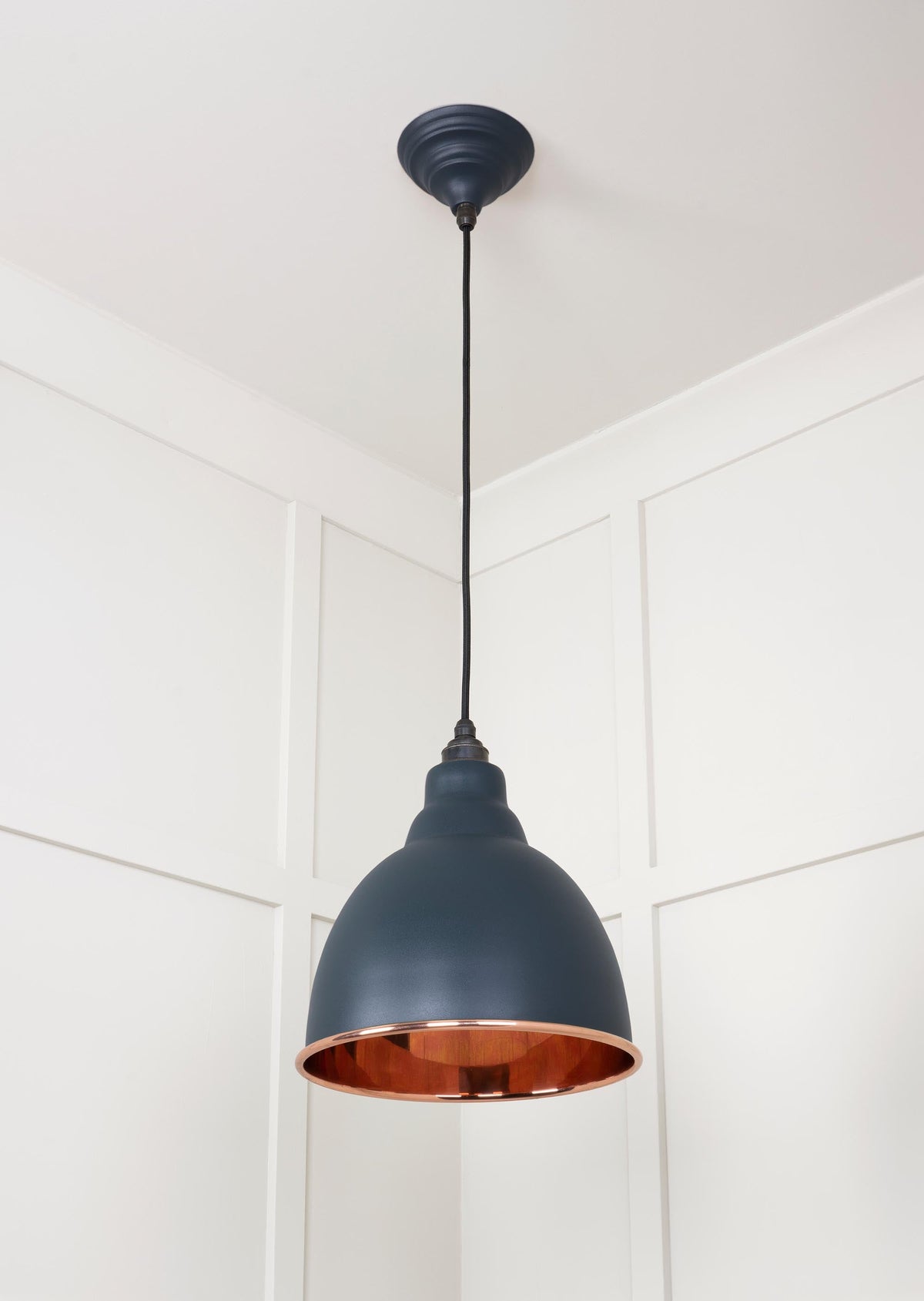 Smooth Copper Brindley Pendant by From The Anvil