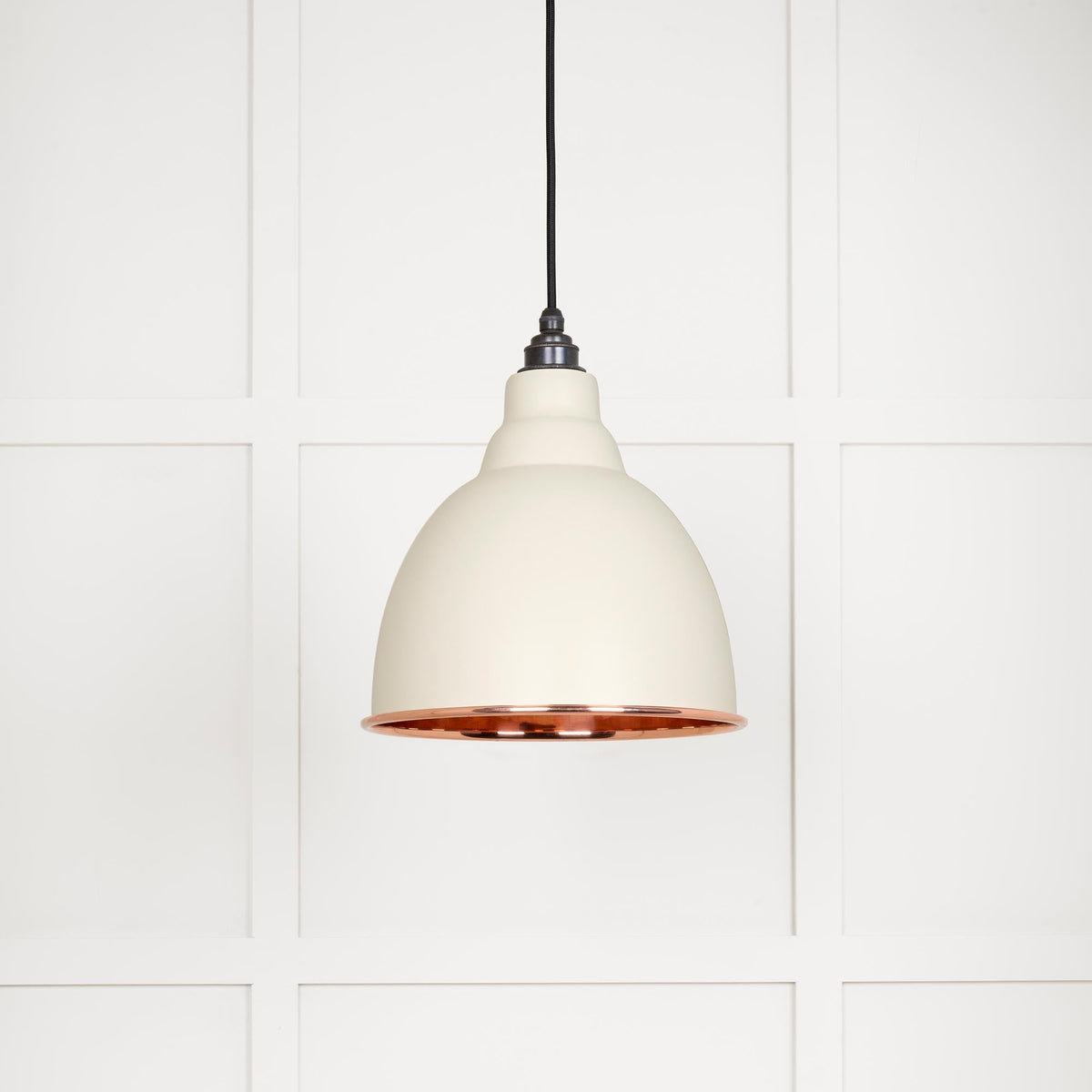 Smooth Copper Brindley Pendant by From The Anvil