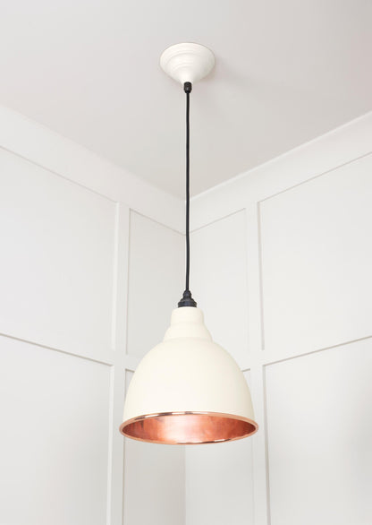 Smooth Copper Brindley Pendant by From The Anvil