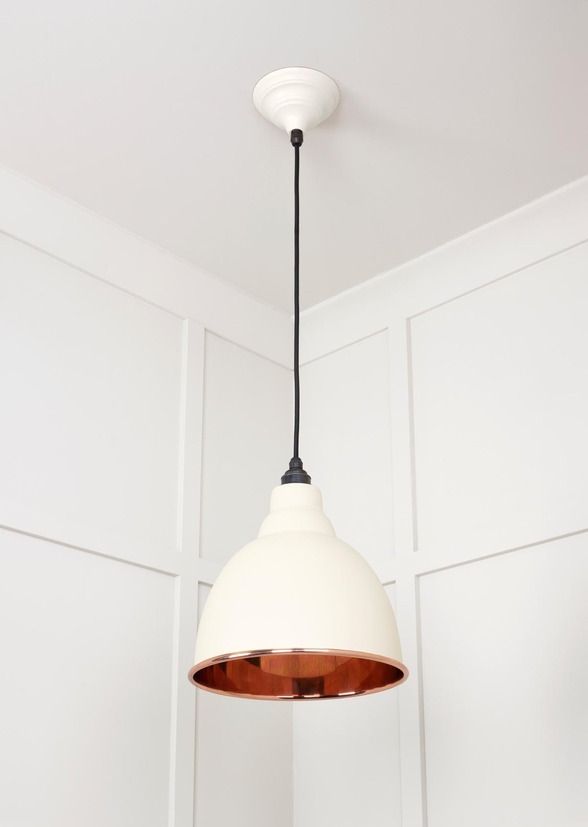 Smooth Copper Brindley Pendant by From The Anvil