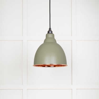Smooth Copper Brindley Pendant by From The Anvil