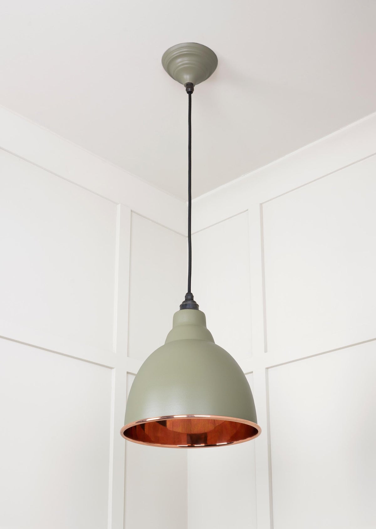 Smooth Copper Brindley Pendant by From The Anvil