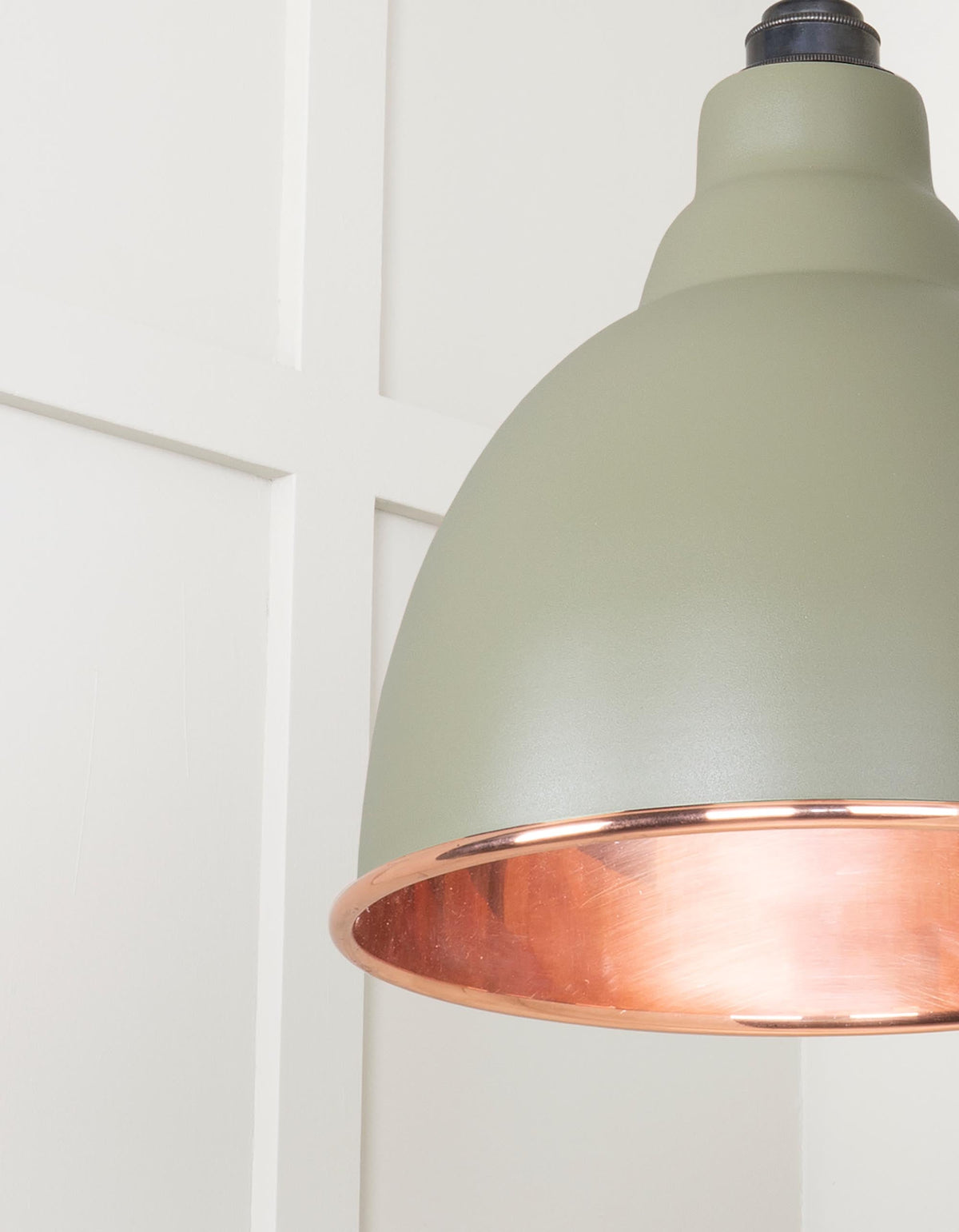 Smooth Copper Brindley Pendant by From The Anvil