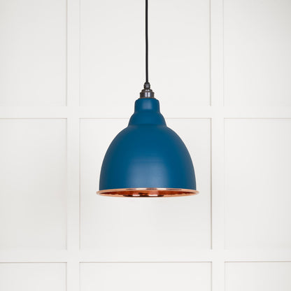 Smooth Copper Brindley Pendant by From The Anvil