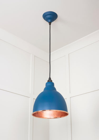Smooth Copper Brindley Pendant by From The Anvil