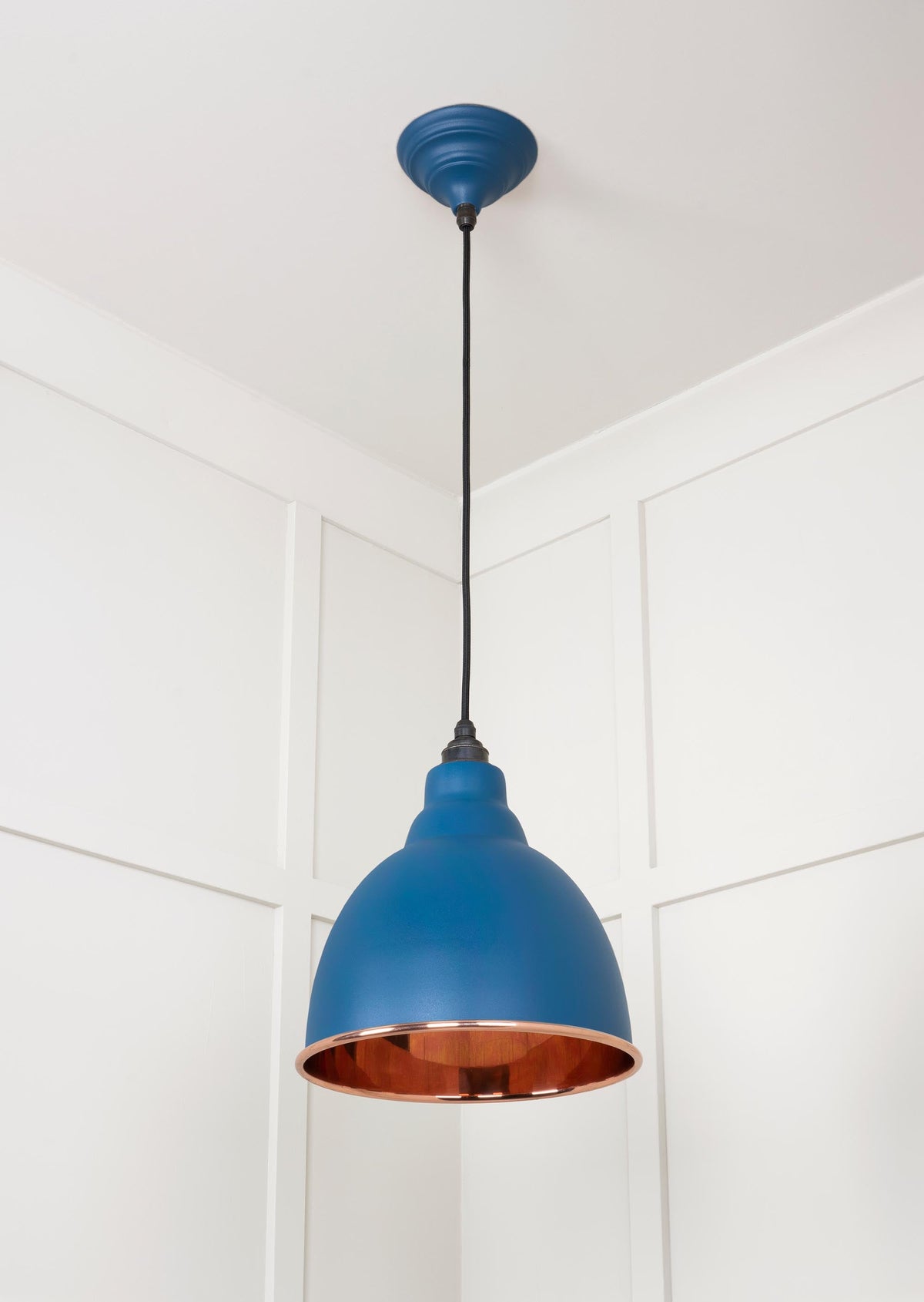 Smooth Copper Brindley Pendant by From The Anvil
