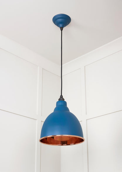 Smooth Copper Brindley Pendant by From The Anvil