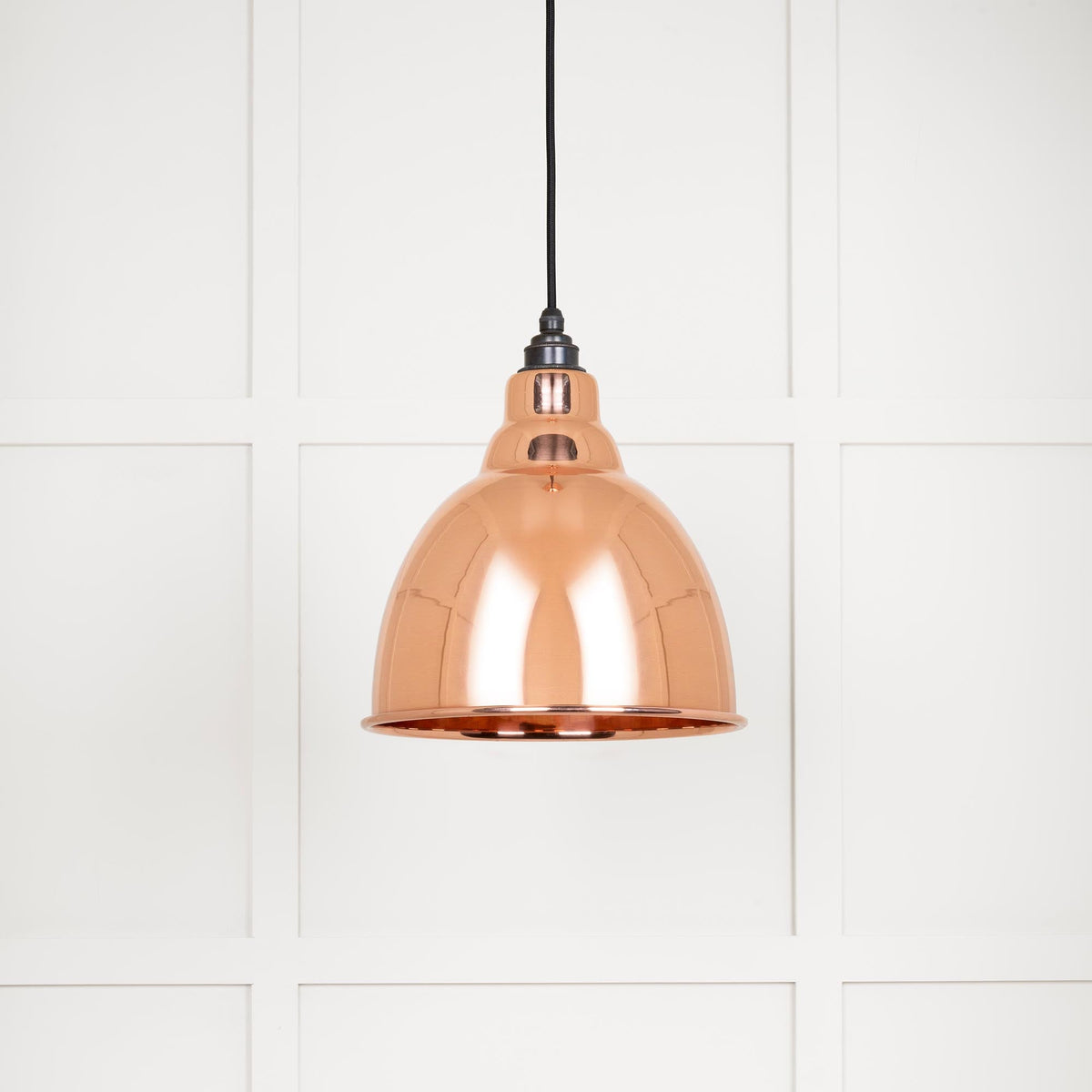 Smooth Copper Brindley Pendant by From The Anvil