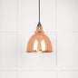 From The Anvil's Hammered Copper Hammered Copper Brindley Pendant