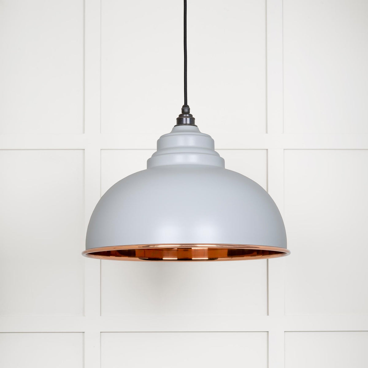 Smooth Copper Harborne Pendant by From The Anvil