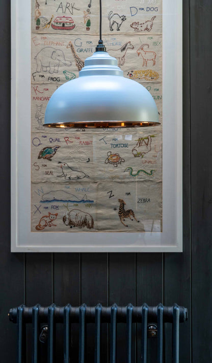Smooth Copper Harborne Pendant by From The Anvil