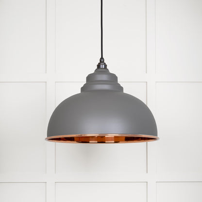 Smooth Copper Harborne Pendant by From The Anvil