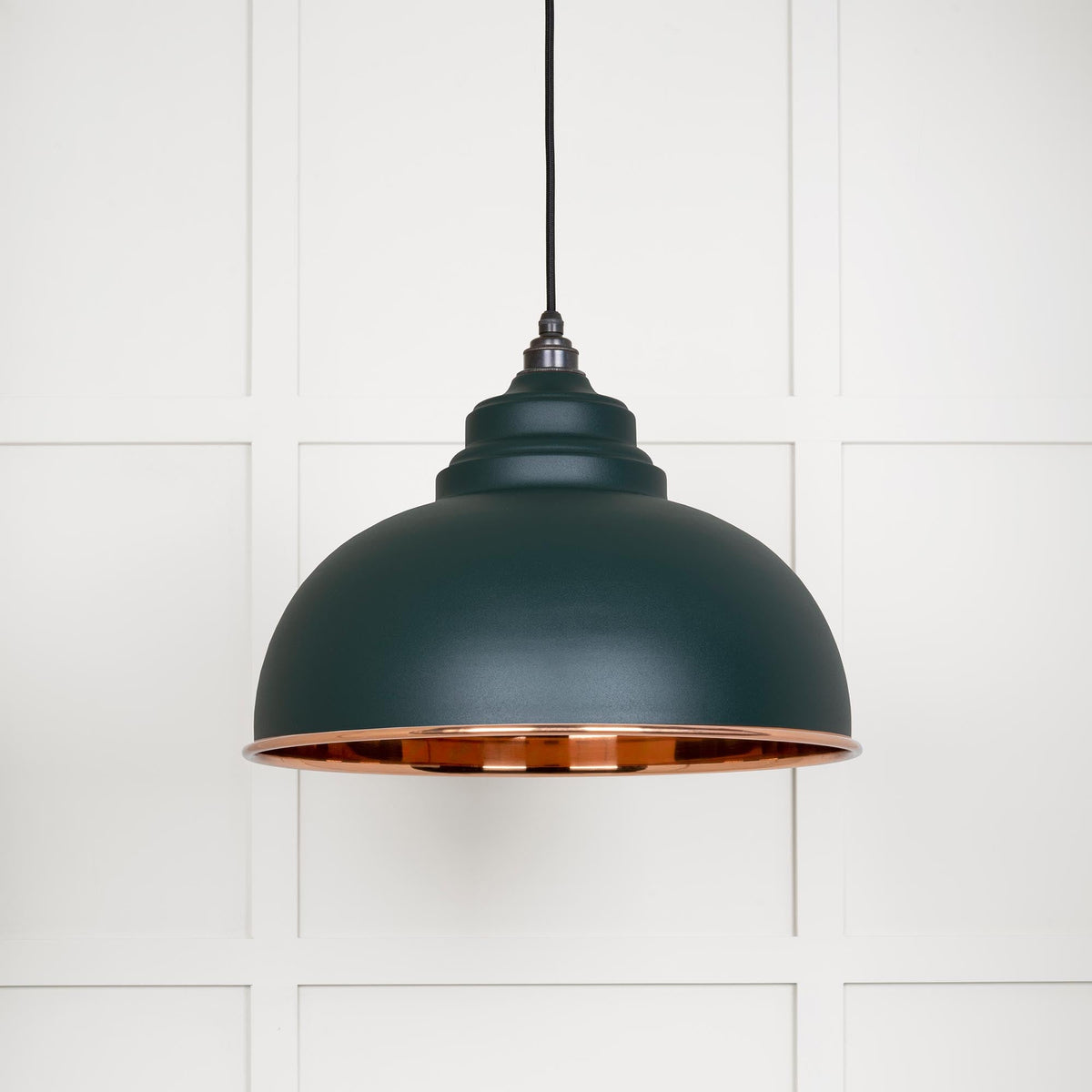 Smooth Copper Harborne Pendant by From The Anvil