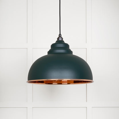 Smooth Copper Harborne Pendant by From The Anvil