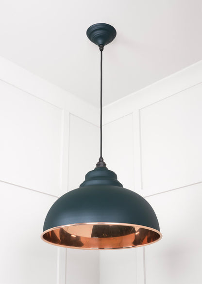 Smooth Copper Harborne Pendant by From The Anvil