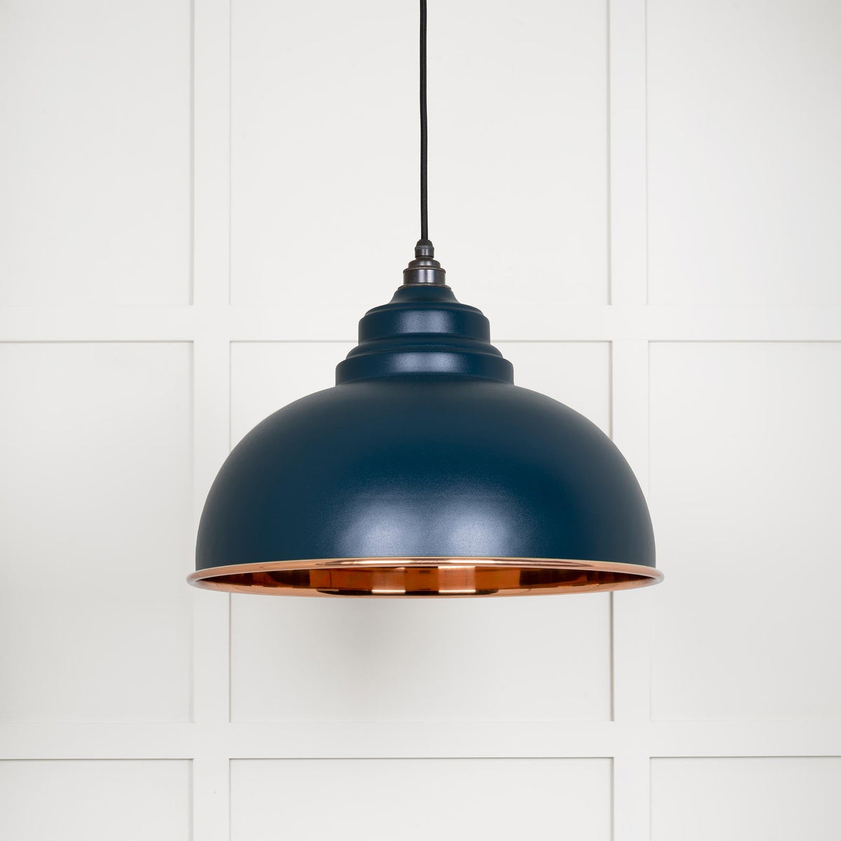Smooth Copper Harborne Pendant by From The Anvil