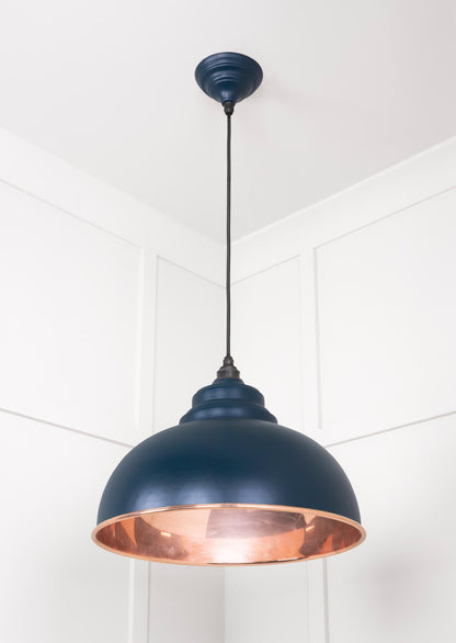 Smooth Copper Harborne Pendant by From The Anvil