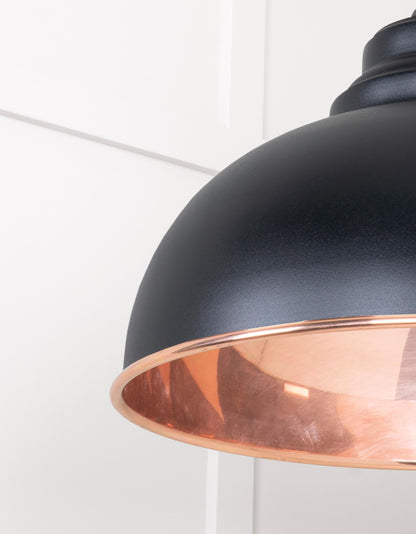 Smooth Copper Harborne Pendant by From The Anvil