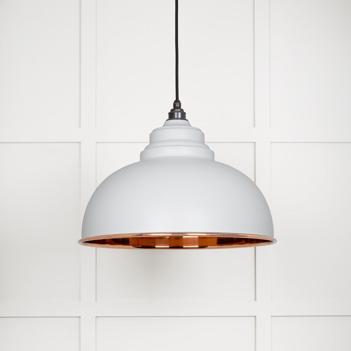 Smooth Copper Harborne Pendant by From The Anvil