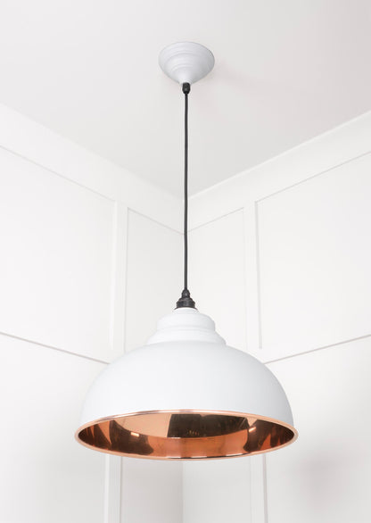 Smooth Copper Harborne Pendant by From The Anvil