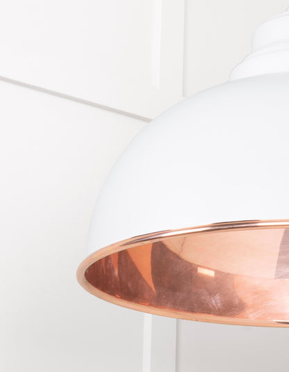 Smooth Copper Harborne Pendant by From The Anvil