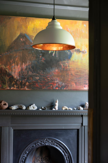 Smooth Copper Harborne Pendant by From The Anvil