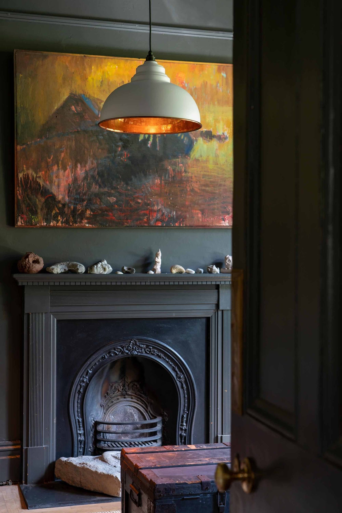 Smooth Copper Harborne Pendant by From The Anvil