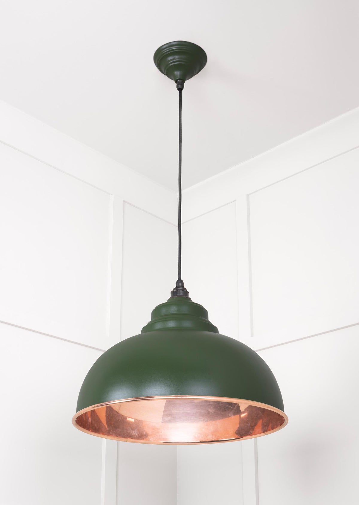 Smooth Copper Harborne Pendant by From The Anvil