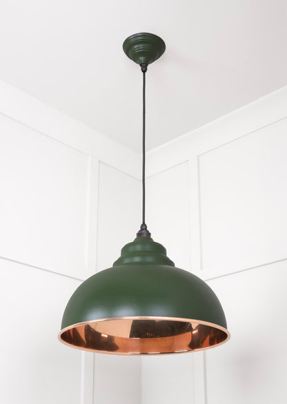 Smooth Copper Harborne Pendant by From The Anvil