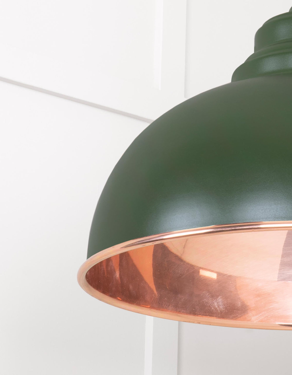 Smooth Copper Harborne Pendant by From The Anvil