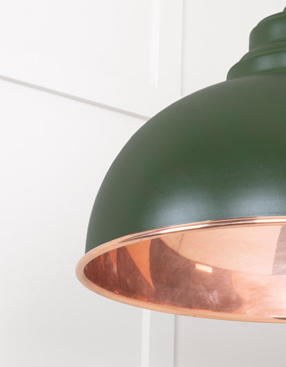 Smooth Copper Harborne Pendant by From The Anvil