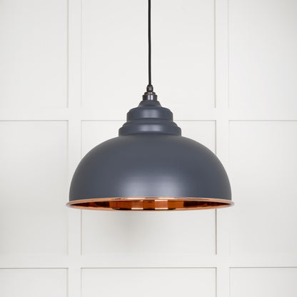 Smooth Copper Harborne Pendant by From The Anvil