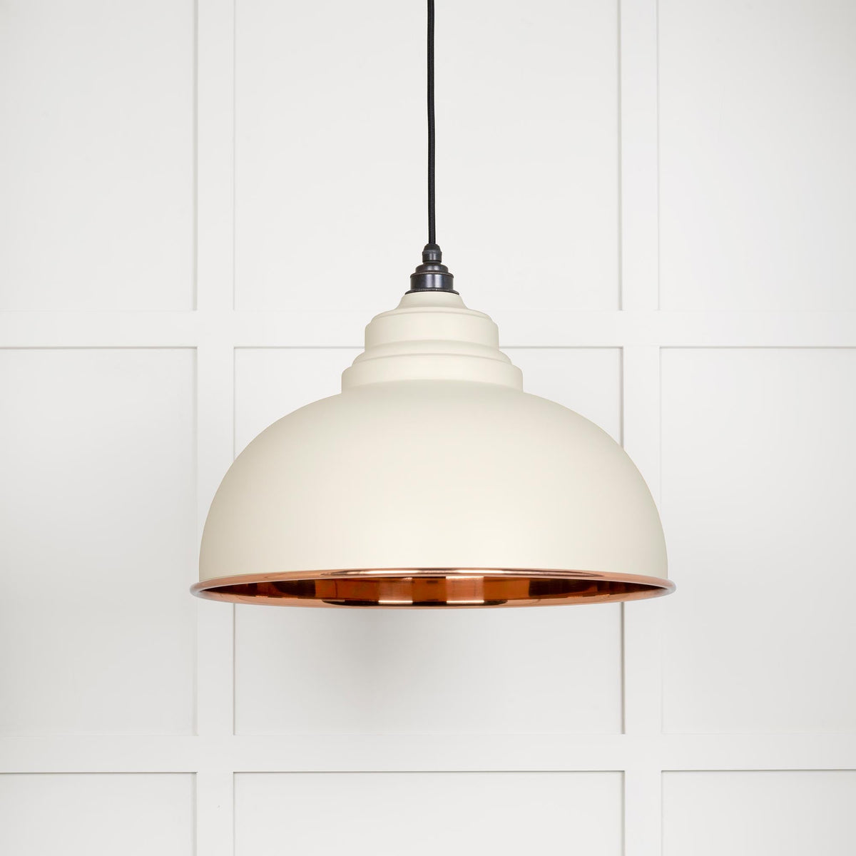 Smooth Copper Harborne Pendant by From The Anvil