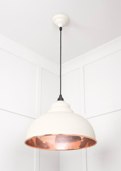 Smooth Copper Harborne Pendant by From The Anvil