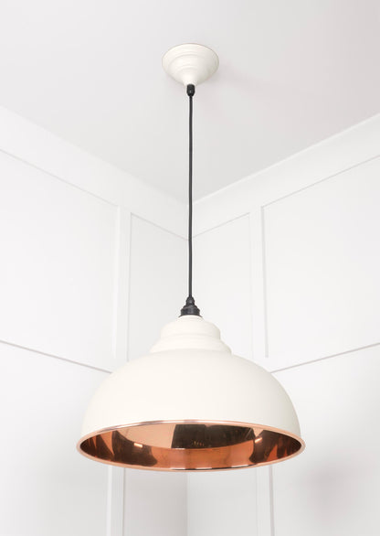 Smooth Copper Harborne Pendant by From The Anvil