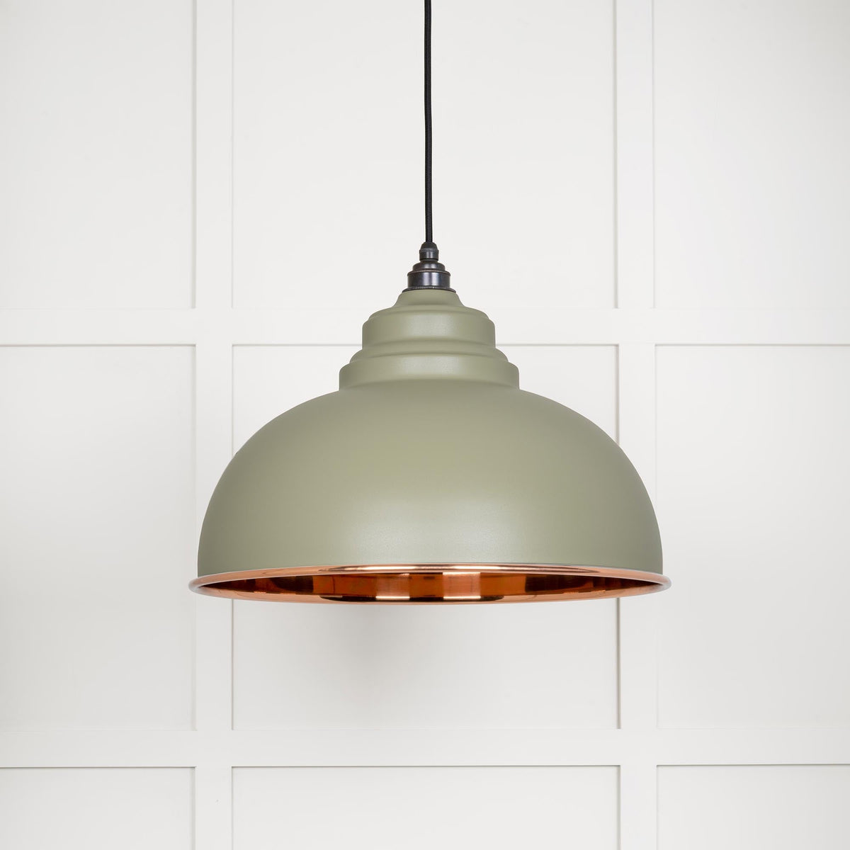 Smooth Copper Harborne Pendant by From The Anvil