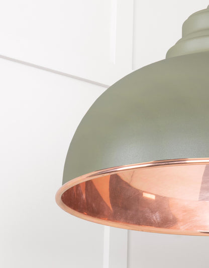 Smooth Copper Harborne Pendant by From The Anvil