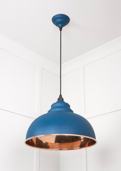 Smooth Copper Harborne Pendant by From The Anvil