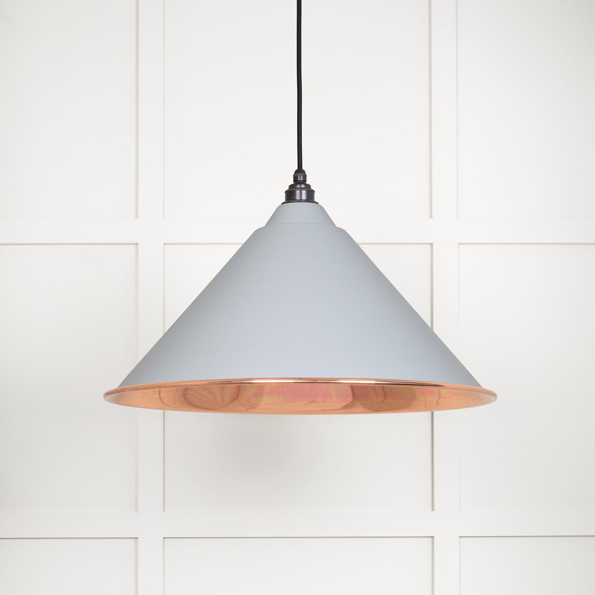 Smooth Copper Hockley Pendant by From The Anvil
