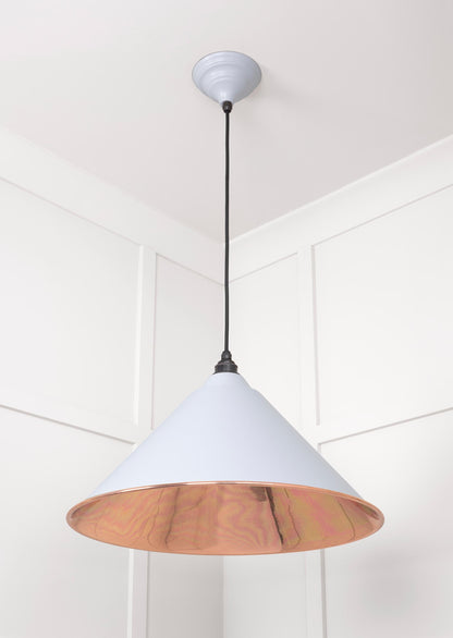 Smooth Copper Hockley Pendant by From The Anvil