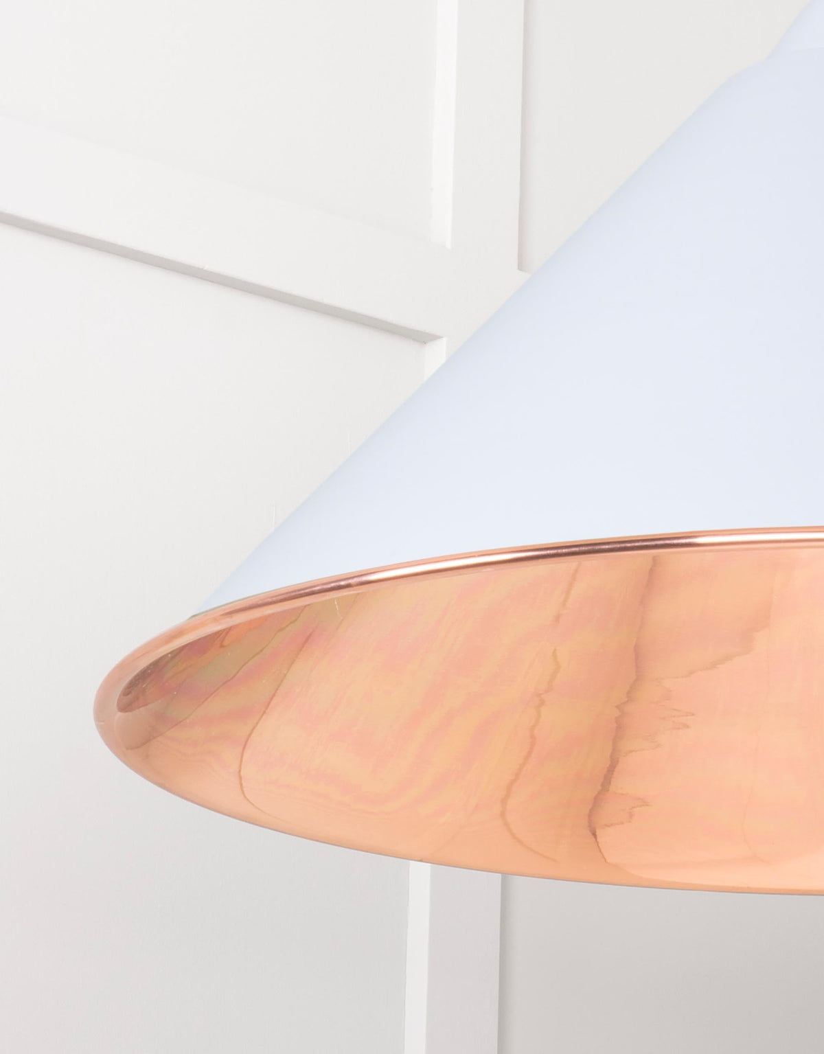 Smooth Copper Hockley Pendant by From The Anvil