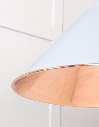Smooth Copper Hockley Pendant by From The Anvil