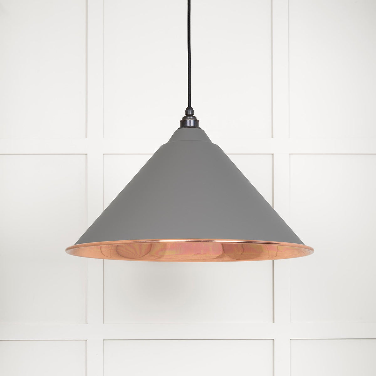 Smooth Copper Hockley Pendant by From The Anvil