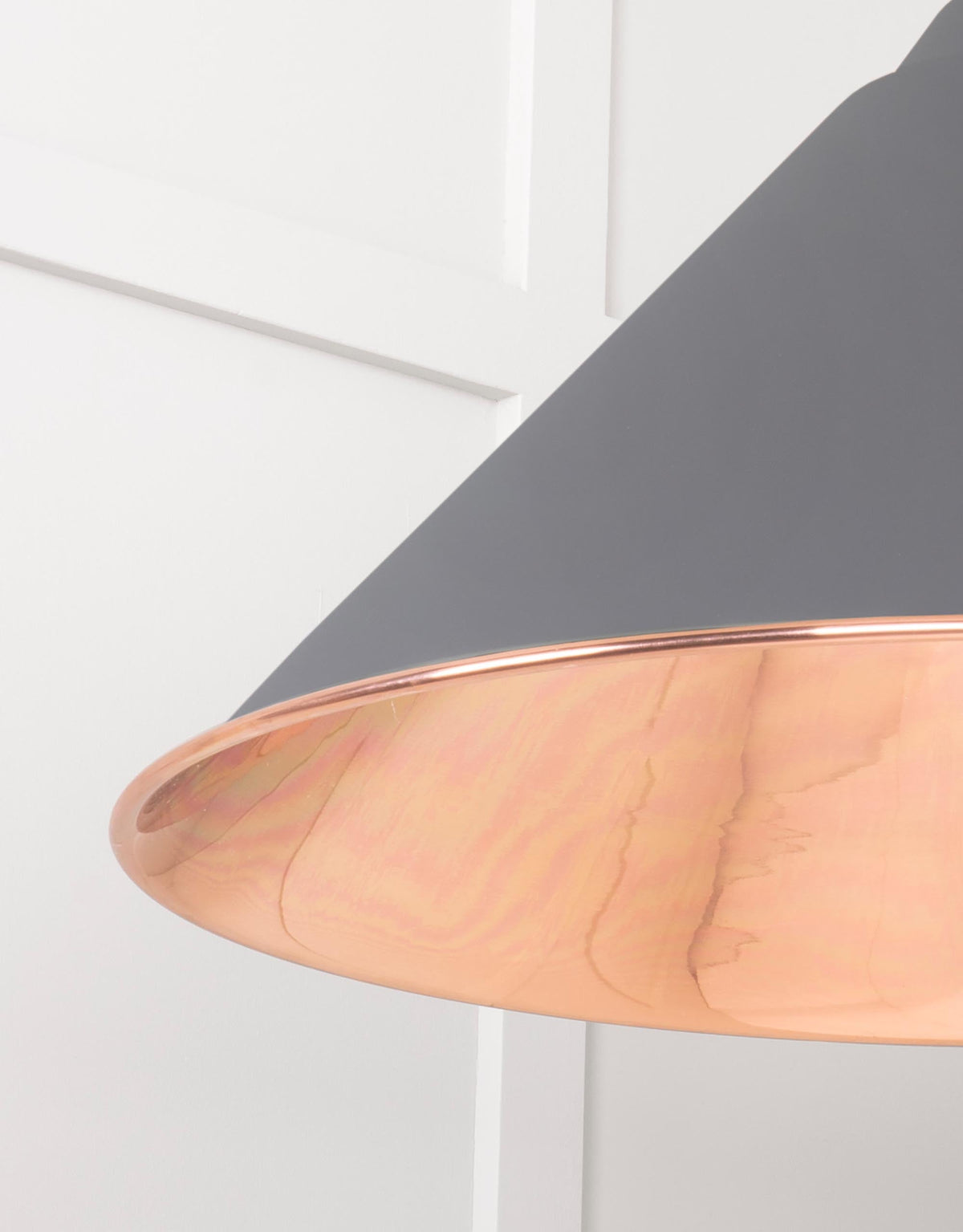 Smooth Copper Hockley Pendant by From The Anvil