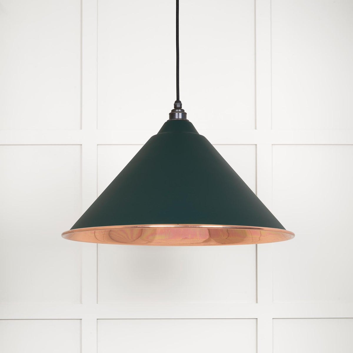 Smooth Copper Hockley Pendant by From The Anvil