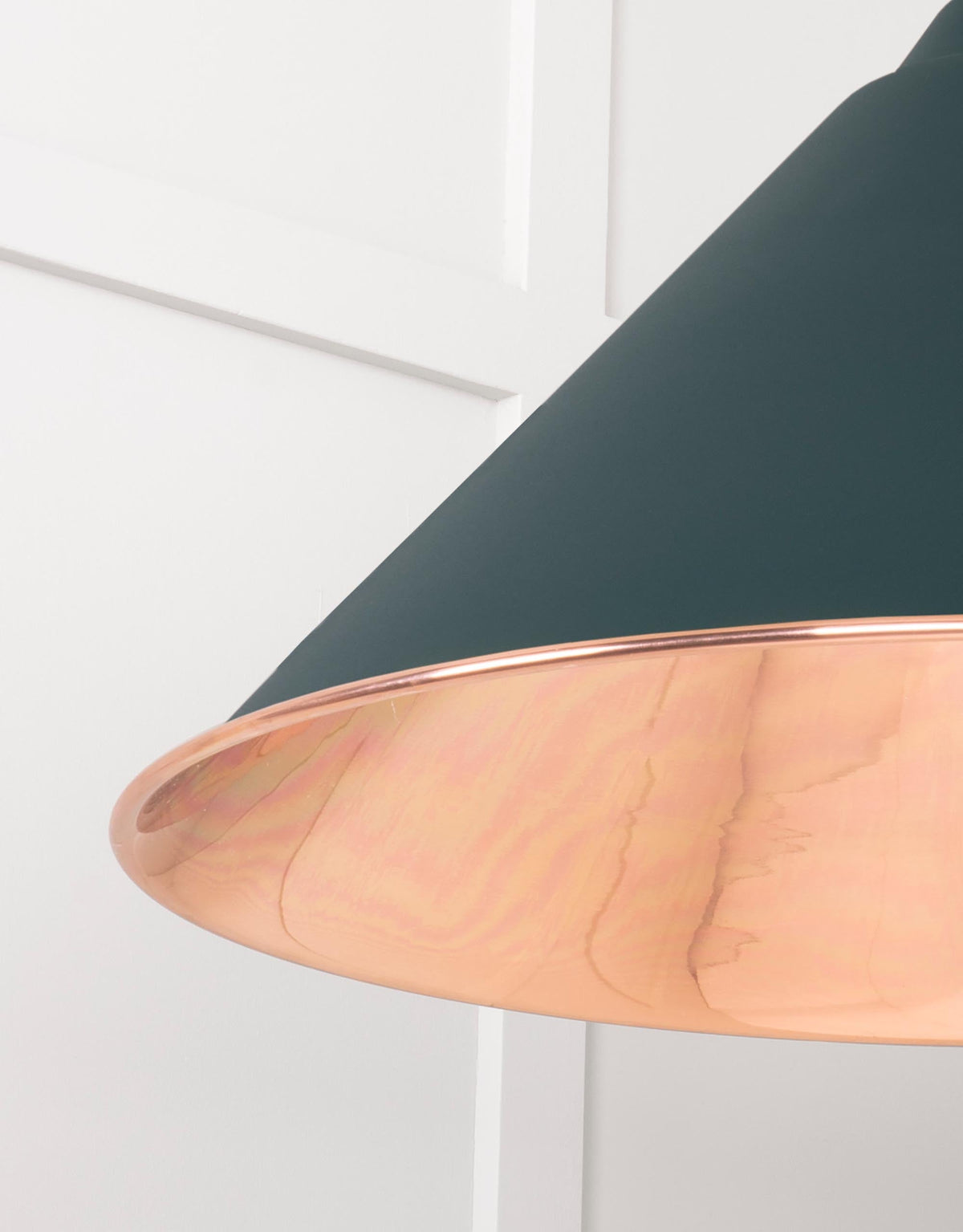 Smooth Copper Hockley Pendant by From The Anvil