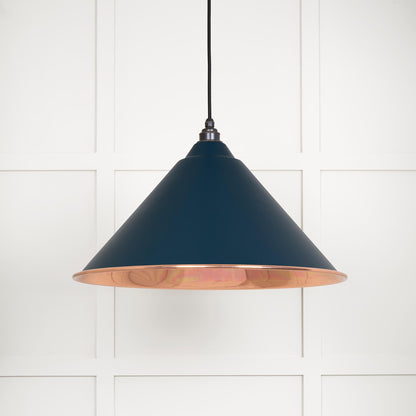 Smooth Copper Hockley Pendant by From The Anvil